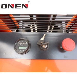 Электрический 1500-килограммовый вилочный погрузчик Onen из железа и полиэтиленовой пленки